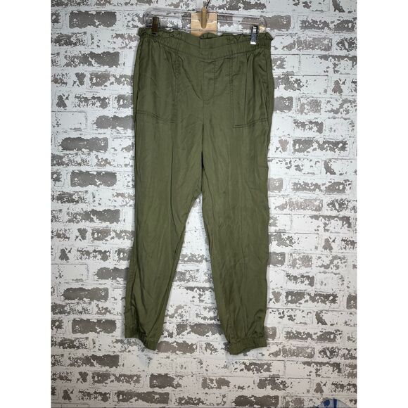 Loft | women green jogger pants - Picture 10 of 10